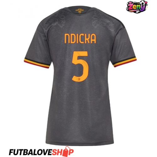 Dres AS Roma Evan Ndicka #5 Tretina pre Ženy 2026-27 Krátky Rukáv